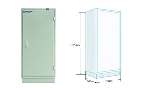 7抽屜防磁防潮柜(圖2) 7抽防磁防潮柜尺寸