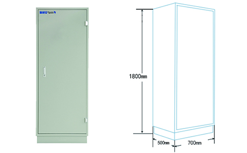 9抽屜320型防磁信息柜(圖1) 9抽320型防磁信息柜產品尺寸