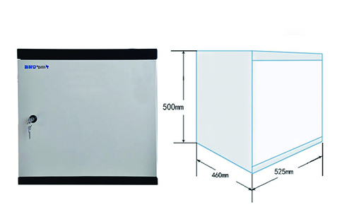 2抽60型防磁信息柜(圖1) 2抽60型防磁信息柜尺寸