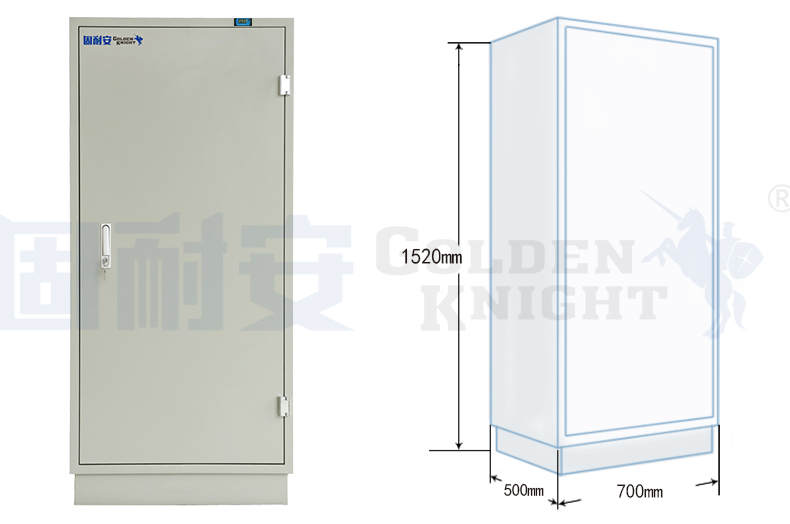 磁盤、光盤、磁帶這些磁介質的物品如何進行保存?(圖1) 防磁信息安全柜